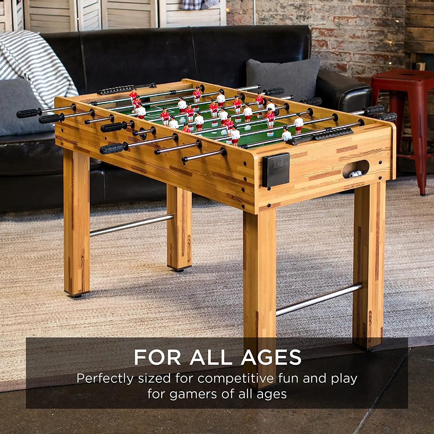 48 " Foosball Table Outdoor And Indoor For Sale - Best Table Soccer For Home, Game Room - Image 5