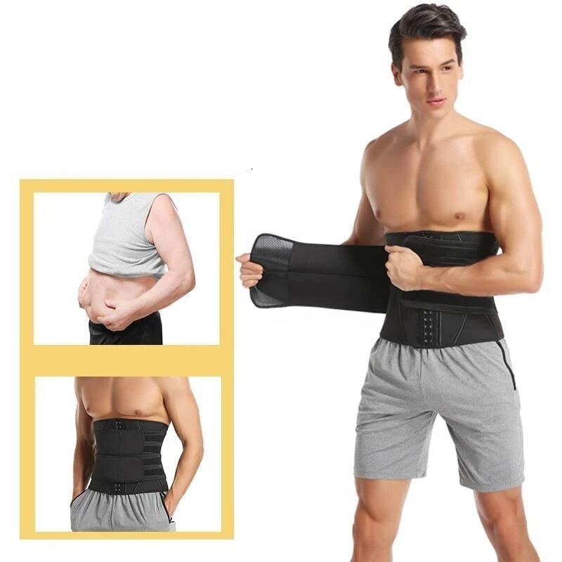 Men Waist Trainer Support Neoprene Sauna - Body Shaper - Image 7