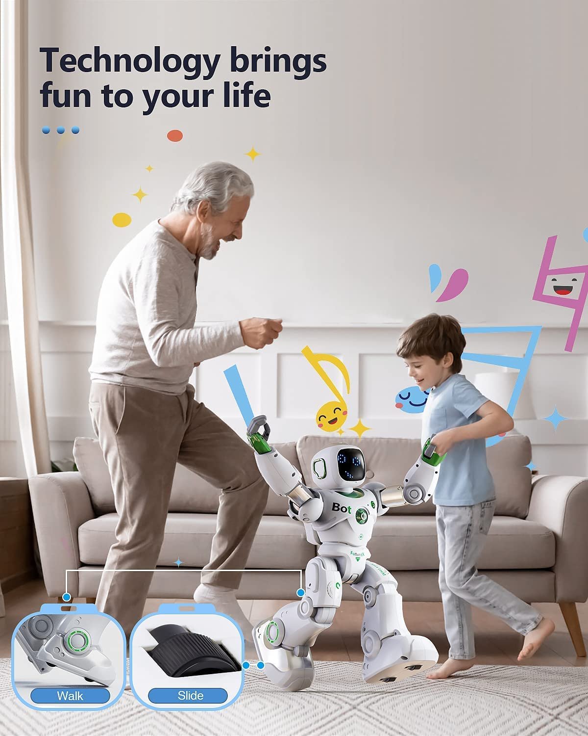 Unleash Fun and Learning with Ruko Smart Remote Control Robots - The Perfect Gift for Kids Aged 4-9 Years Old! - Image 6