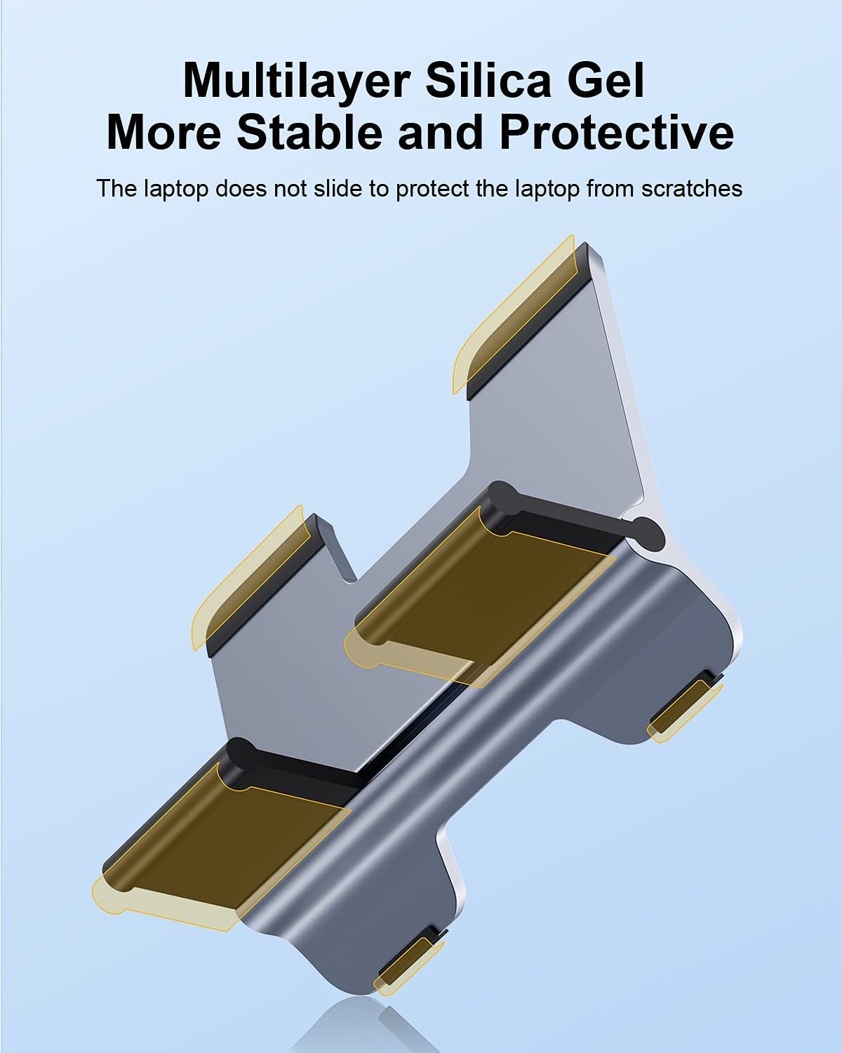 Vertical Laptop Stand Holder - Space Saving Laptop Docking Station - Image 7