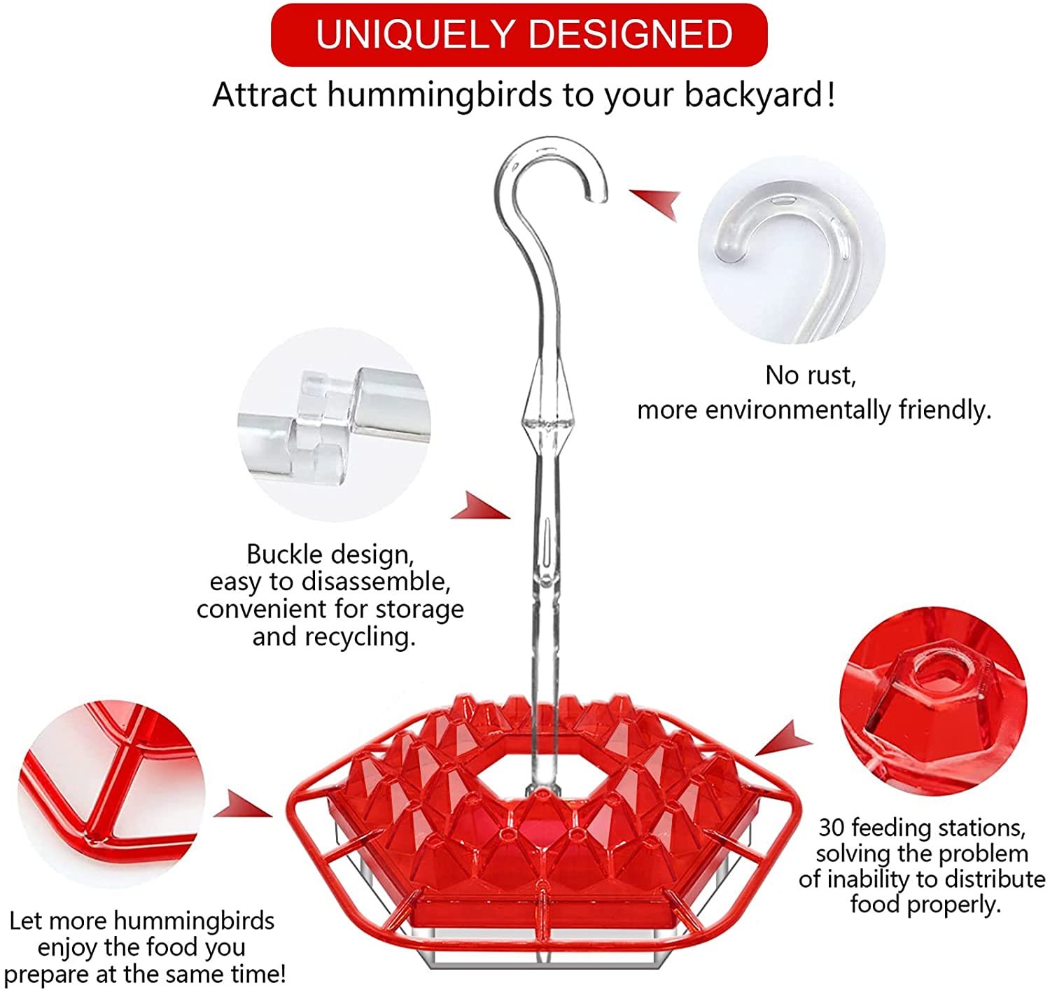 (🎉Flash Sale🎉- 45% OFF) Sweety Hummingbird Feeder - Image 3