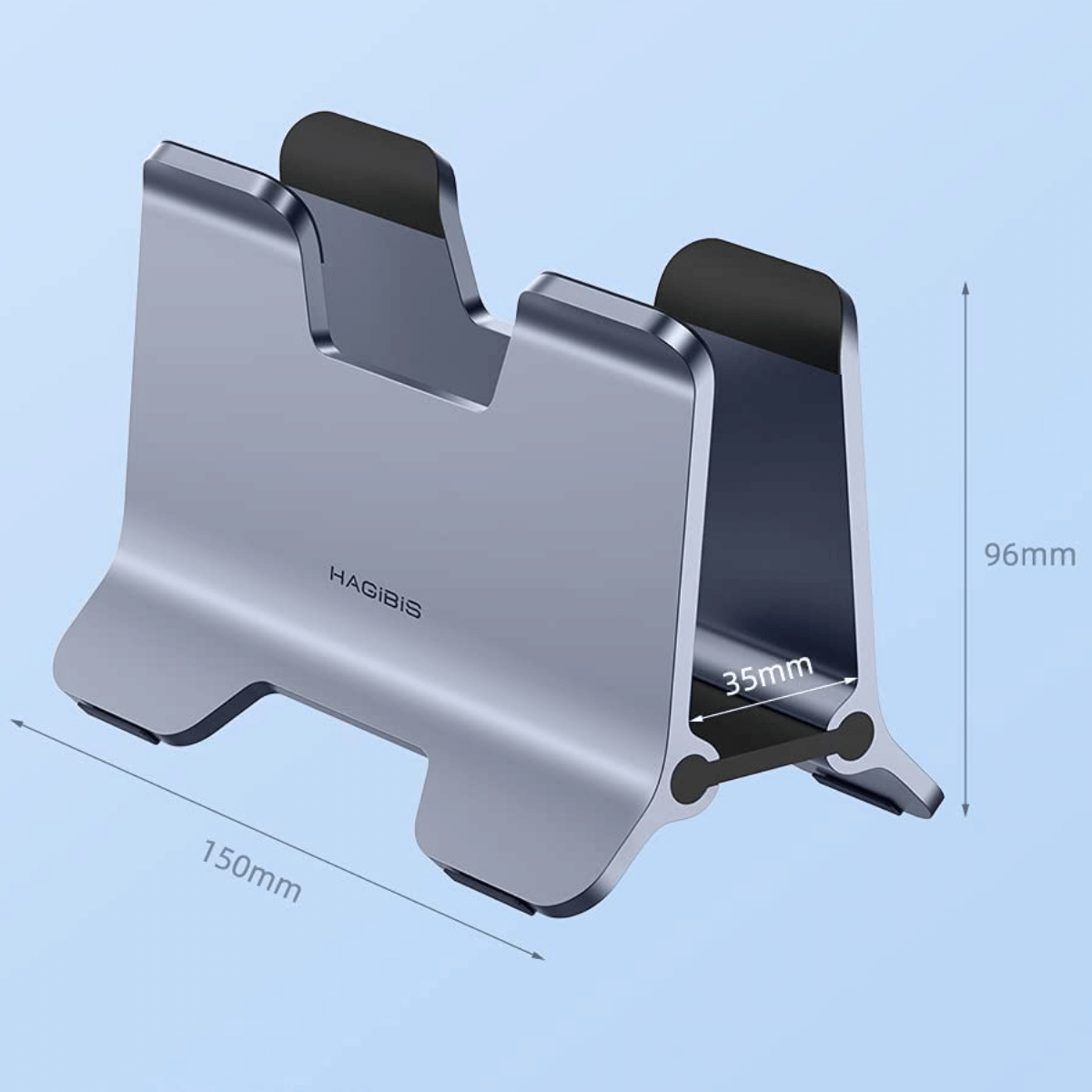 Vertical Laptop Stand Holder - Space Saving Laptop Docking Station - Image 5