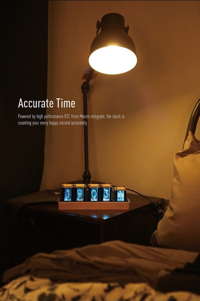 Led Tube Light Nixie Clock - Electronic Creative Computer Desktop Decor - Image 15