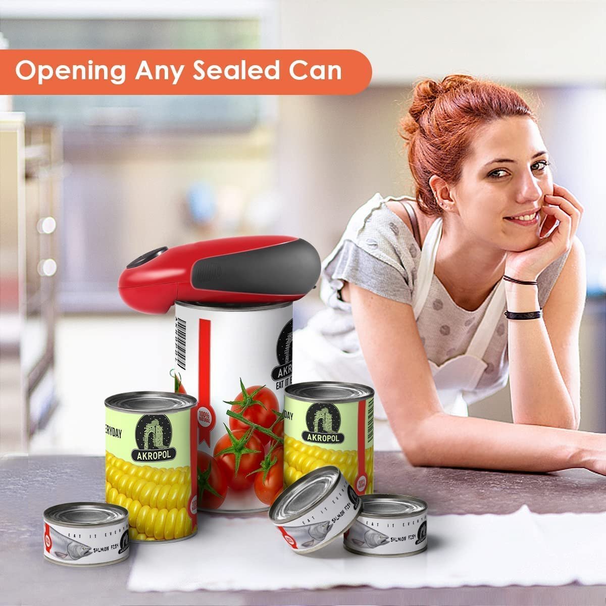 Best Electric Can Openers - OneTouch Can Opener Kitchen Tool - Image 5