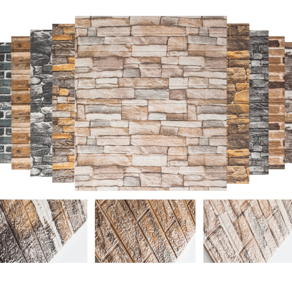 Peel And Stick On Backsplash Tiles - 3D Wall Panels Peel And Stick