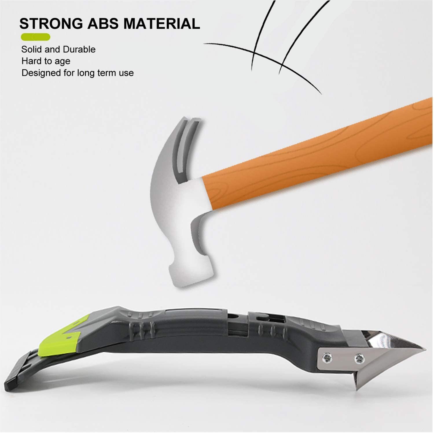 Caulk Removal Tool - 5 In 1 Caulking Tools Kit With 5 Silicone Caulk Finishing Remover - Image 6