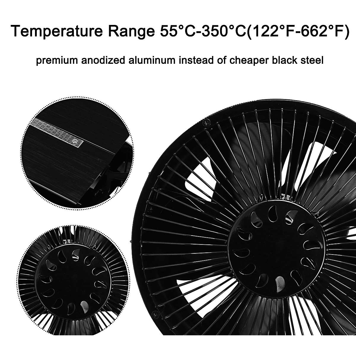 Heat Powered Wood Stove Fan - Wood Burner Fireplace Fan - Image 7