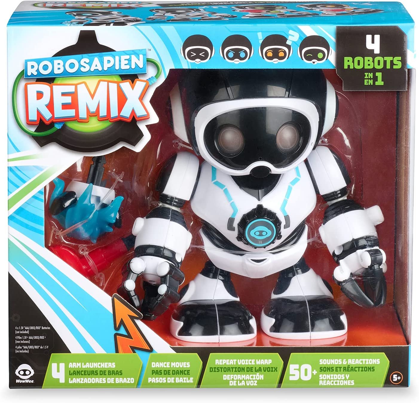 Robosapien Remix - 4 Robots in 1 - with 4 Arm Launchers - Image 7