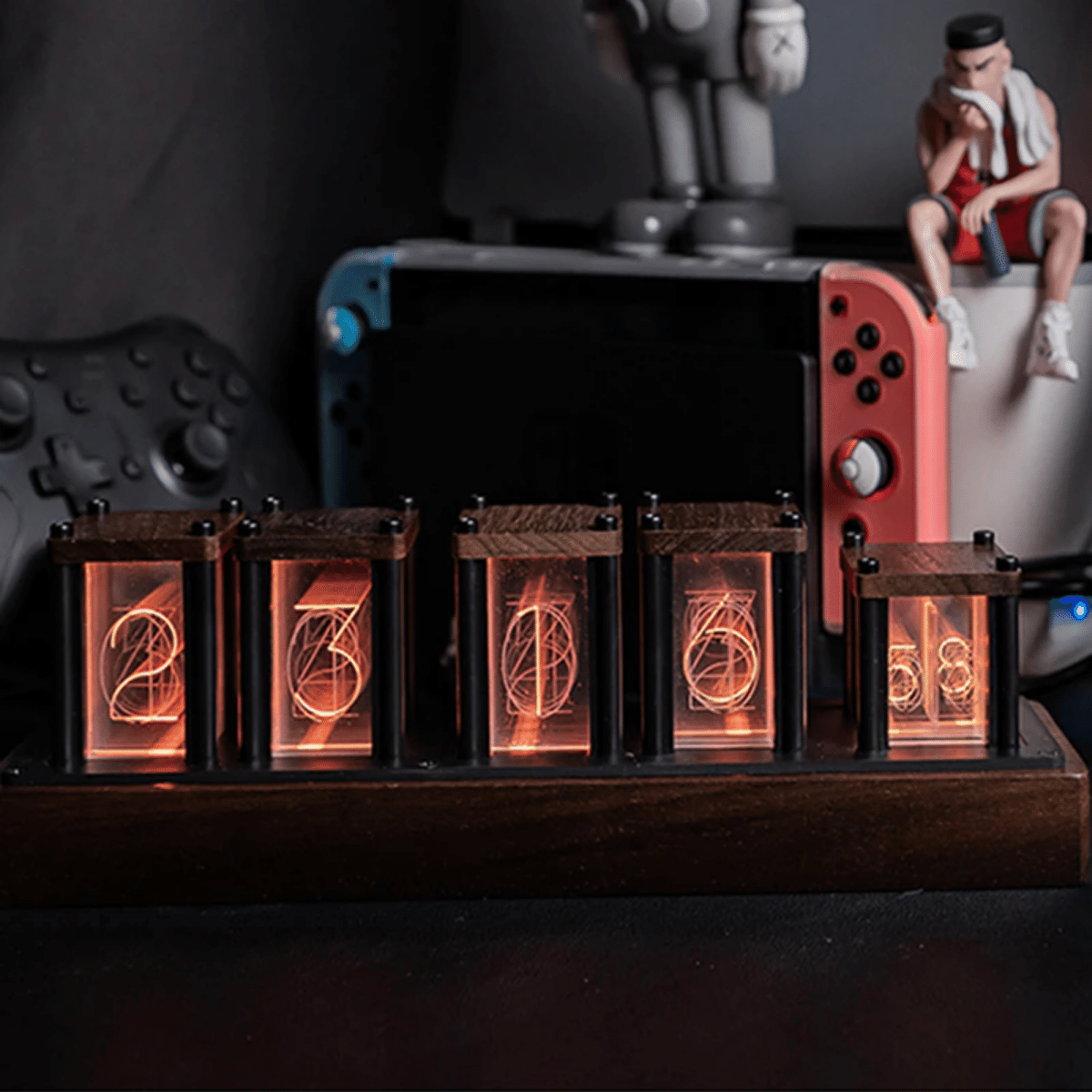 Led Tube Light Nixie Clock - Electronic Creative Computer Desktop Decor - Image 4