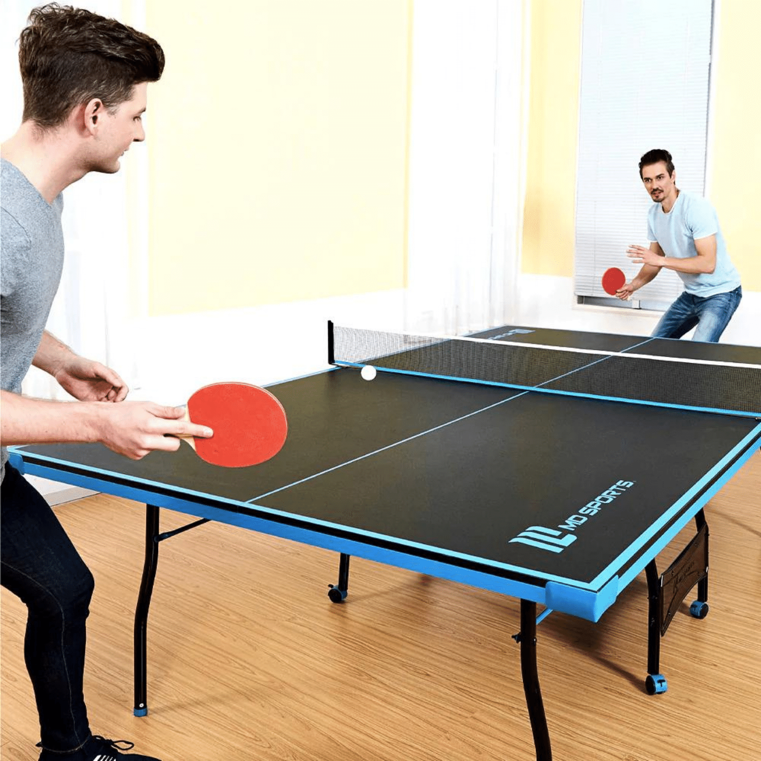 Outdoor And Foldable Ping Pong Tennis Table With Paddles And Balls - Image 6