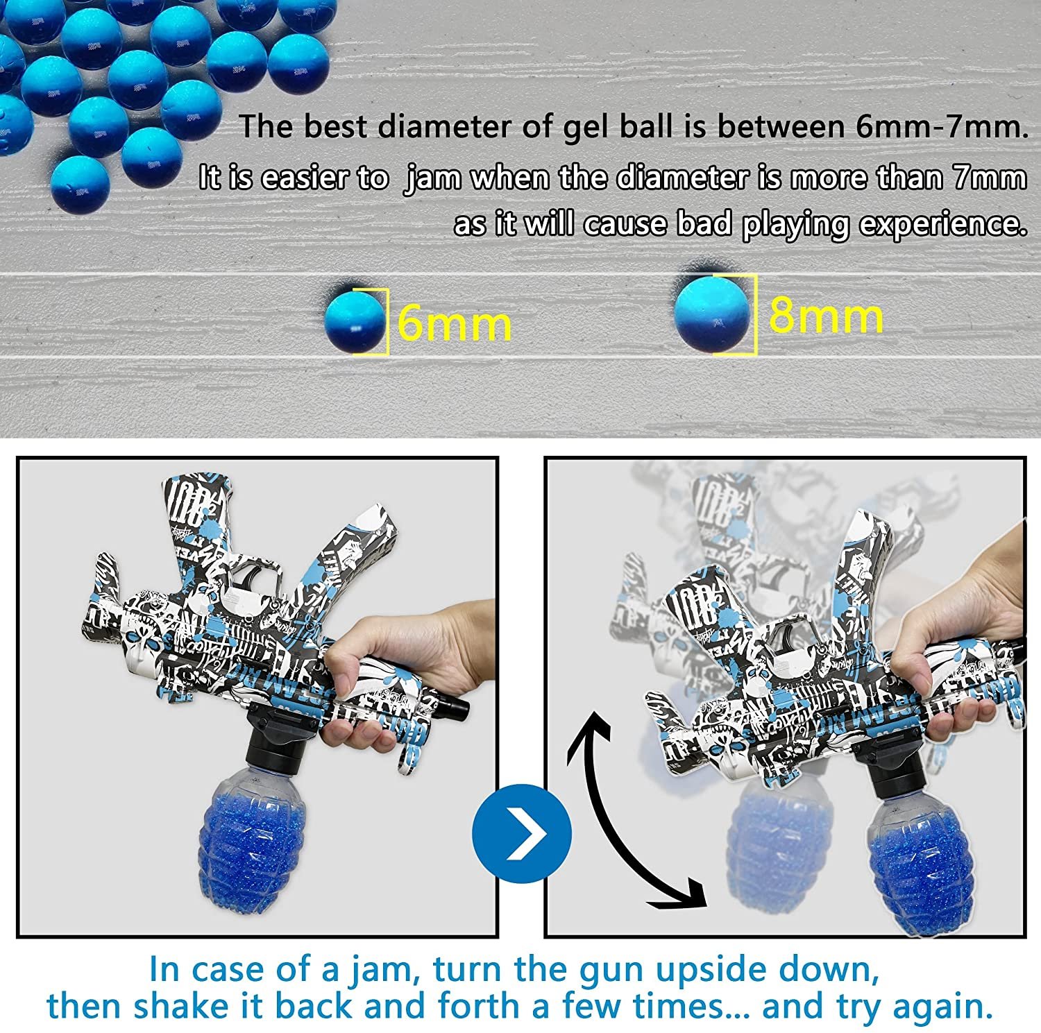 Electric Gel Splatter Ball Blaster Toy - Image 8