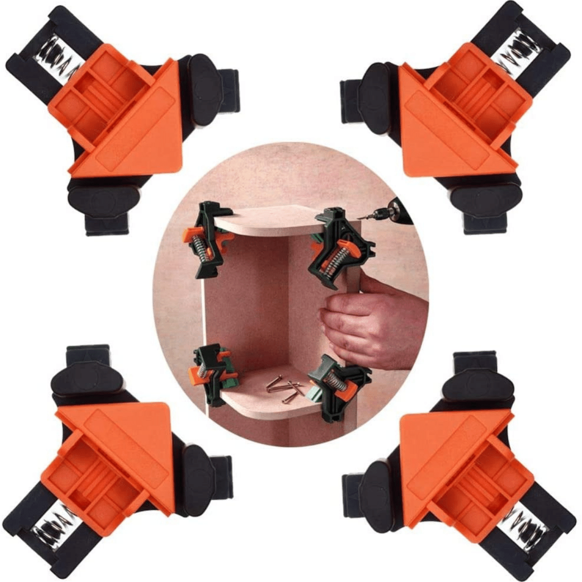 12PCS 90 Degree Corner Clamps for Woodworking - Image 2