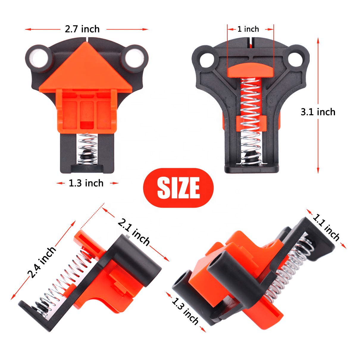 12PCS 90 Degree Corner Clamps for Woodworking - Image 5