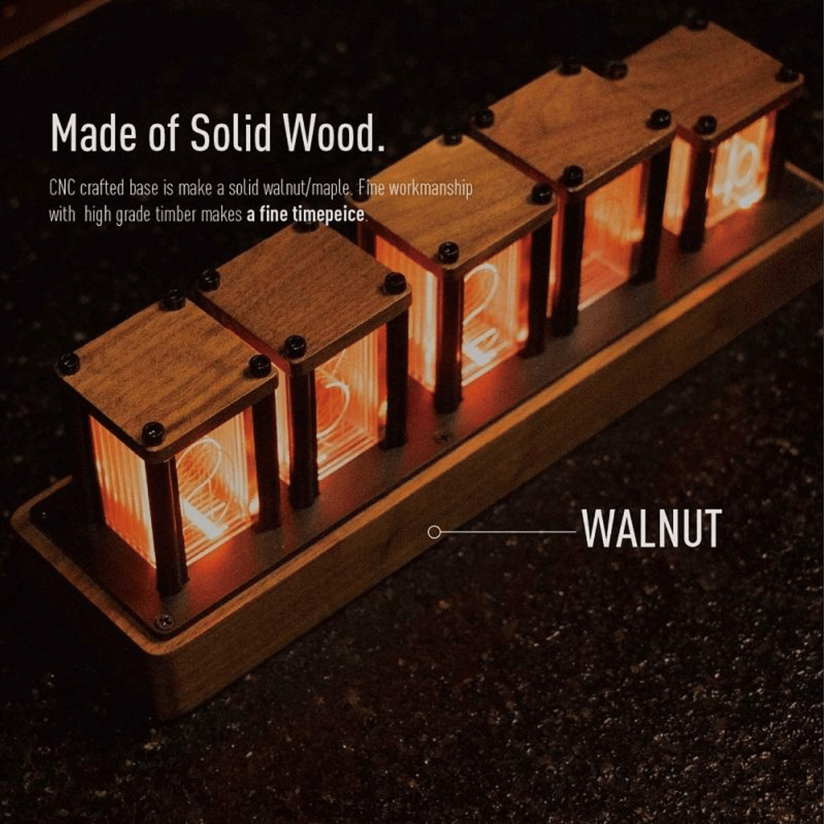 Led Tube Light Nixie Clock - Electronic Creative Computer Desktop Decor - Image 7