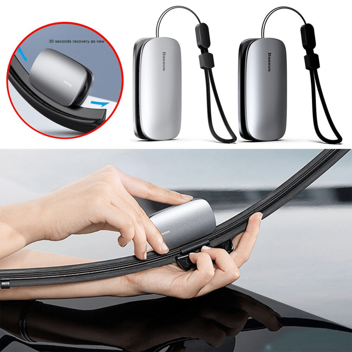 Universal Windshield Wiper Blade Restorer For Cars