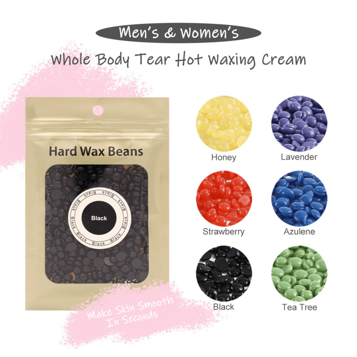 Wax Warmer Hair Removal Kit For Men And Women - Hard Wax Pot Kit Warmer - Image 3