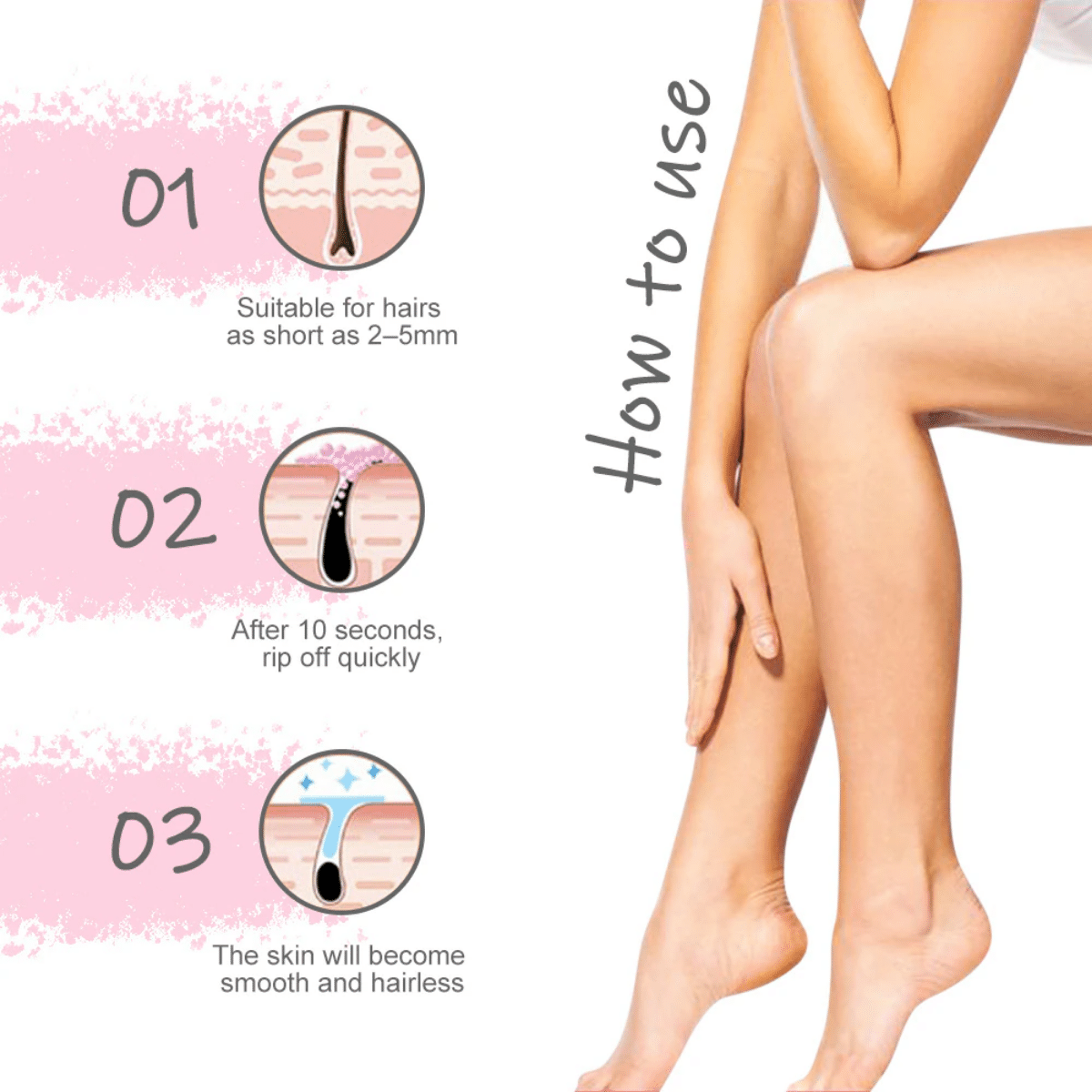 Wax Warmer Hair Removal Kit For Men And Women - Hard Wax Pot Kit Warmer - Image 5