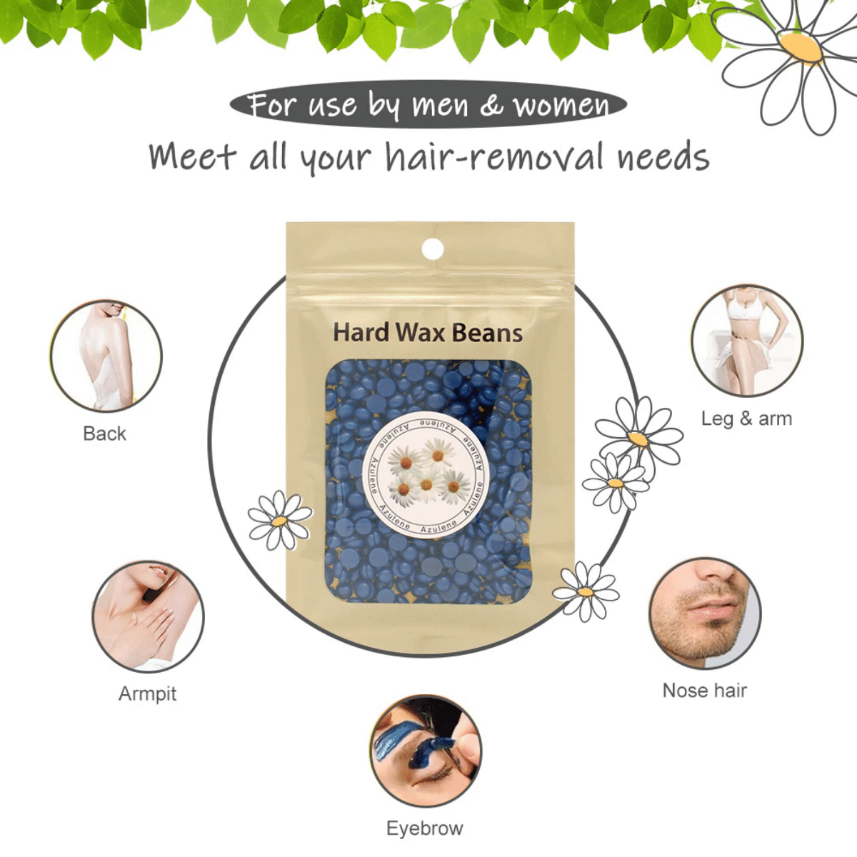 Wax Warmer Hair Removal Kit For Men And Women - Hard Wax Pot Kit Warmer - Image 6