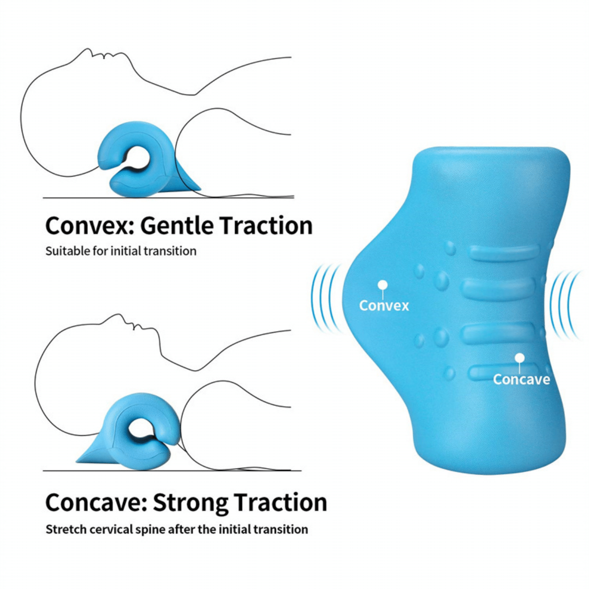 Portable Cervical Pillow for Neck Pain - Neck Cloud Cervical Traction Device. - Image 3
