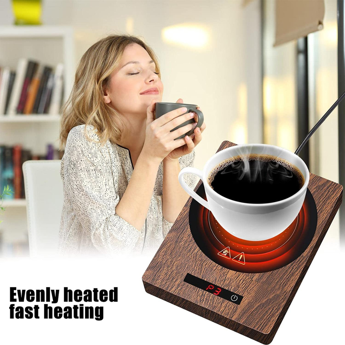 Best Coffee Mug Warmer Heater - Cordless Mug Warmer for Office Home Desk Use - Image 4