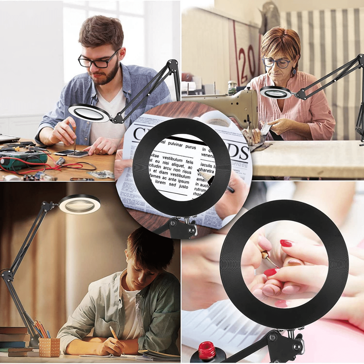 Led Lighted Magnifying Glass With Stand - Best Desk Lamp - Image 10